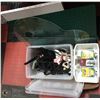 Image 1 : LARGE BOX OF HOBBY AND ART SUPPLIES,