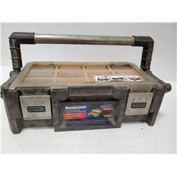 MASTERCRAFT ORGANIZER TOOLBOX WITH CONTENTS