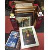 Image 1 : BOX OF VINTAGE PICTURES INCLUDES MONA LISA,