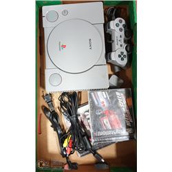 ORIGINAL PLAYSTATION 1 PS1, 4 GAMES, CONTROLLER