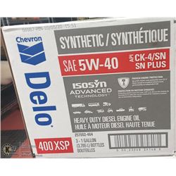 CHEVRON DELO FULL SYNTHETIC 5W40 MOTOR OIL - NEW