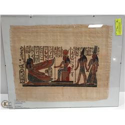 AUTHENTIC EGYPTIAN HAND PAINTED PAPYRUS PAINTING
