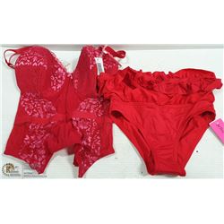 NWT BETSEY JOHNSON BIKINI 2 PC SET SIZE S