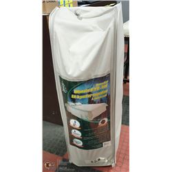 QUEEN SZ SELF INFLATING AIR BED ON FOLDING FRAME