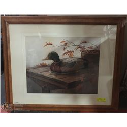 FRAME MEASURES 31.5" X 25.5"; SIGNED