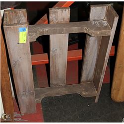 RUSTIC WOOD WALL SHELF
