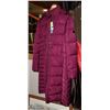 Image 1 : NWT WOMAN’S BURGUNDY RED X-LARGE HOODED WINTER JAC