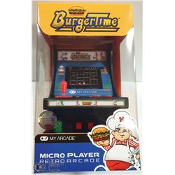 NEW MY ARCADE BURGER TIME ARCADE MICRO PLAYER