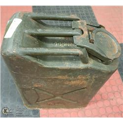 VINTAGE U.S. MILITARY GAS CAN CIRCA 1950