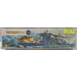 VINTAGE HMS WARSPITE SHIP MODEL (600TH SCALE)