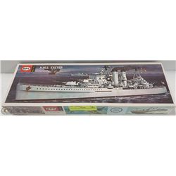 VINTAGE HMS EXETER SHIP MODEL