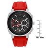 Image 2 : NEW MICHAEL KORS RED SILICON BAND CHRONO MSRP $399