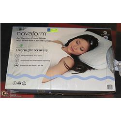 NOVAFORM GEL MEMORY FOAM PILLOW WITH