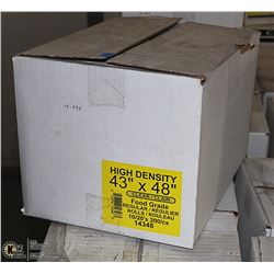 CASE OF 43"X48" FOOD GRADE GARBAGE BAGS