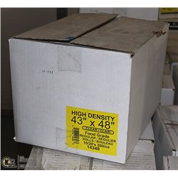 CASE OF 43"X48" FOOD GRADE GARBAGE BAGS