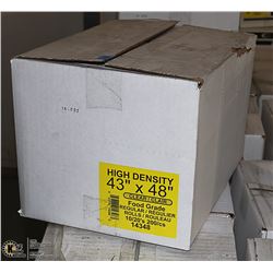 CASE OF 43"X48" FOOD GRADE GARBAGE BAGS