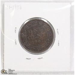 1907-H LARGE CENT