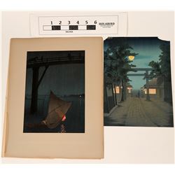 Yoshimune Block Prints (2)  (122802)
