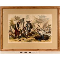 California Gold Diggers - Framed Print  (125067)