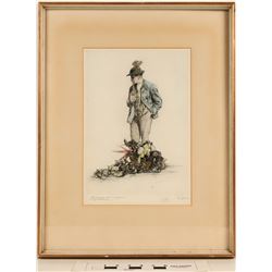 Gemüse Mann Etching  (124994)