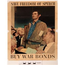 Norman Rockwell War Bond Poster  (122047)