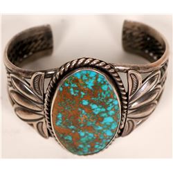 Navajo Turquoise Cuff - Royston  (120987)