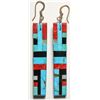 Image 1 : Mosaic Inlay Earrings, Reano Family  (119483)
