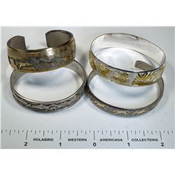 Western Style Silver Bracelets  (124854)