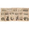 Image 1 : Gleason’s Pictorial Newspaper: all with Ships in Harbor Drawing at top of first page!   (123100)