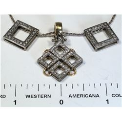 Modern Diamond Necklace  (124855)
