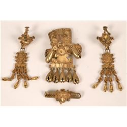 Peruvian Gold on Sterling Jewelry  (124092)