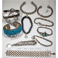 Silver Bracelets (11)  (124857)