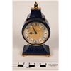 Image 1 : Faux Lapis Clock by Luxor, Shreve & Co.  (108669)
