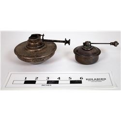 Silver Plate Desk Lamps  (122203)