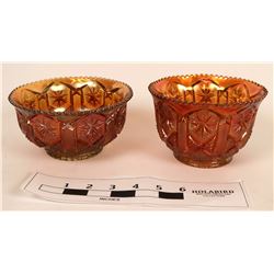 Two Carnival Glass Bowls  (122768)