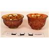 Image 1 : Two Carnival Glass Bowls  (122768)
