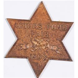 Actors Fund Fair Badge  (124255)