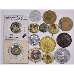 Silent Film Star Pinbacks  (124263)