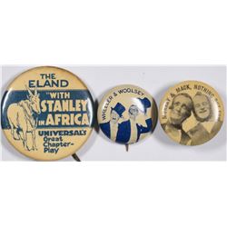 Vaudeville Pinbacks  (124262)