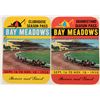 Image 1 : Bay Meadows 1950 Season Passes (2)  (124091)