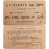 Image 1 : Roseville California Saloon Card  (122879)