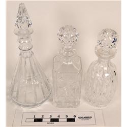 Waterford Crystal Decanters (3)  (125337)