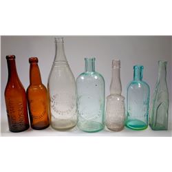 Western Antique Bottle Group (7)  (125213)