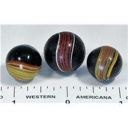 Indian Swirl Marbles - 3  (125415)