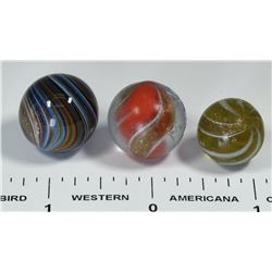 Lutz Swirl Marbles - 3  (125419)