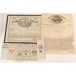 Fire Insurance Policies (8 Pieces)  (124810)