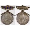 Image 1 : U. S. Navy Mounted 1891 Silver Dollar - Cutter Race  (126192)