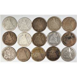 Liberty Seated Dimes  (122583)