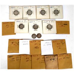 Roosevelt Dimes 1950-1951  (122606)