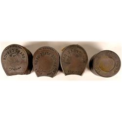 Famous Place Encased Cent Token Dies  (125134)